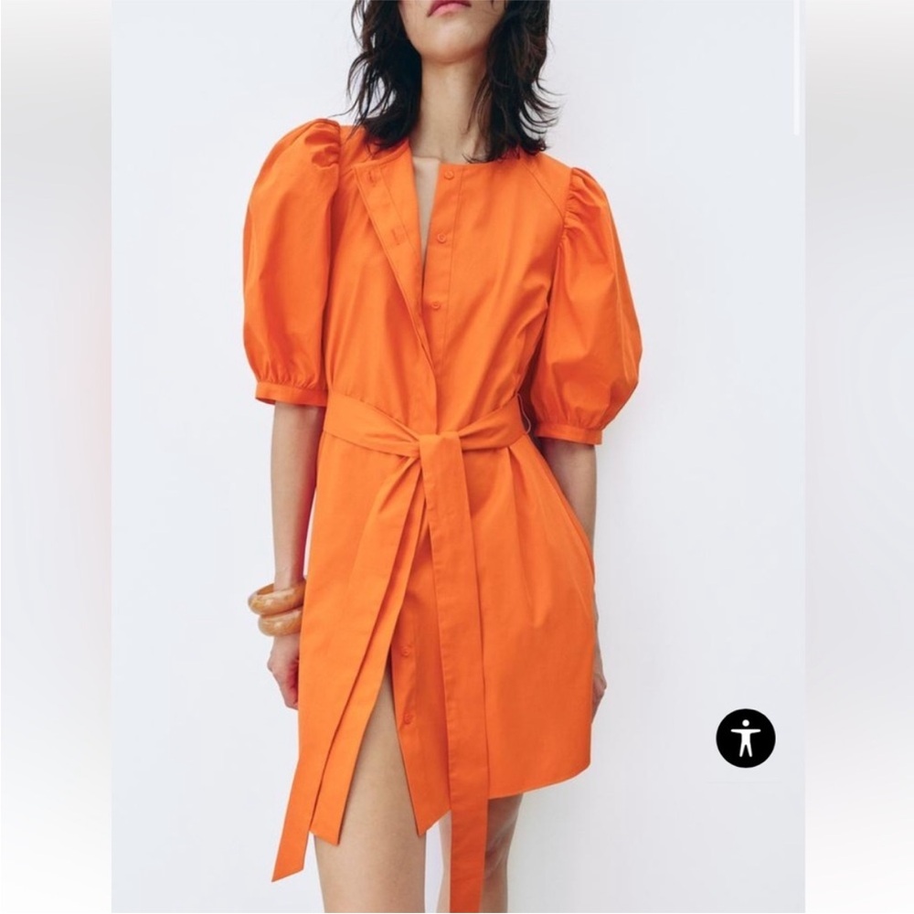 Zara poplin dress